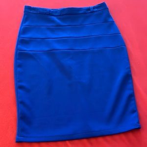 Blue skirt
